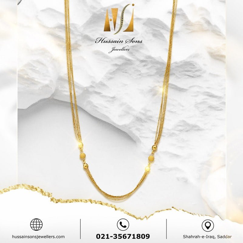 White Gold Chain For Women