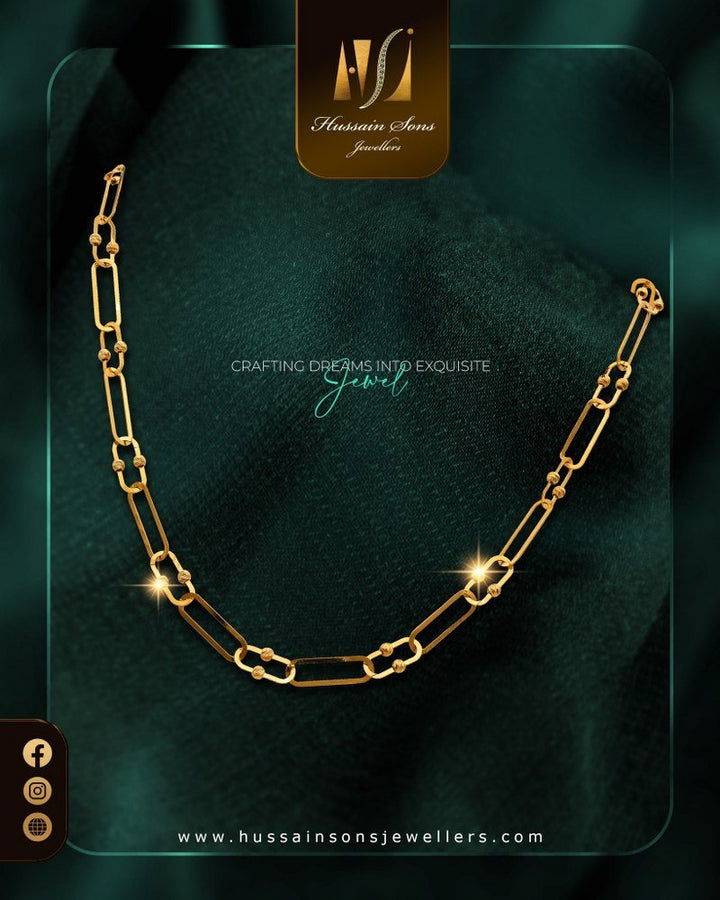 Gold Belcher Chain Design