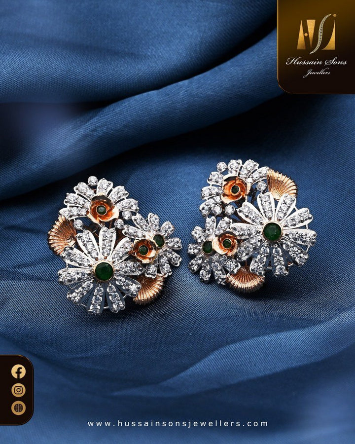 Sparkle Gold Earring Design