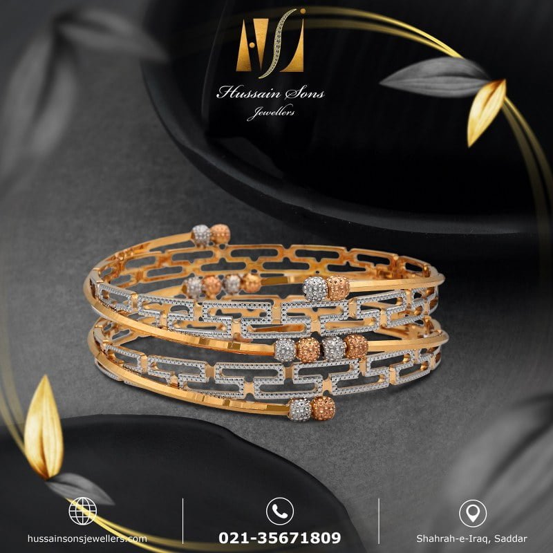 Gold Bangle Kara Design