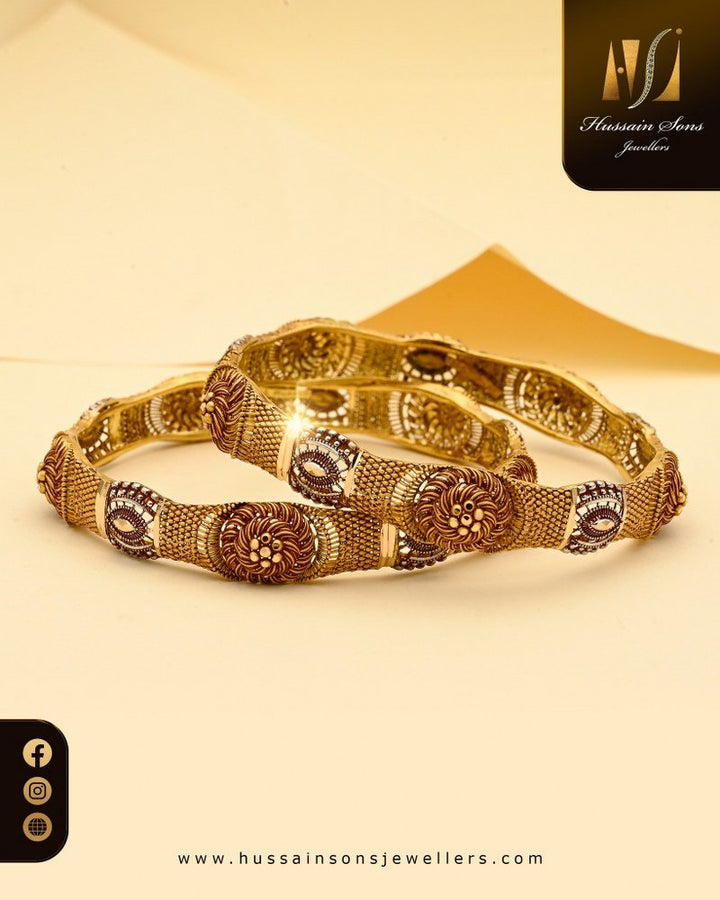 Women Gold Kara Design