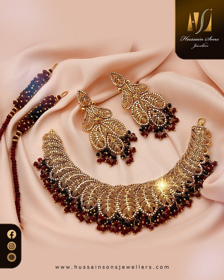 Pakistani Gold Bridal Necklace