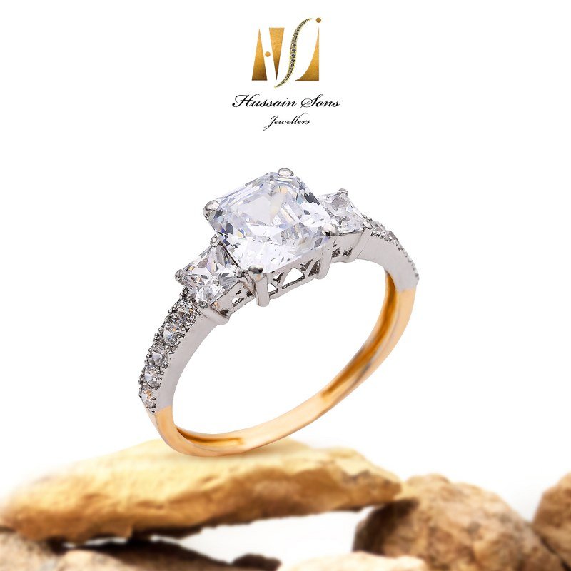 White Gold Diamond Ring For Women